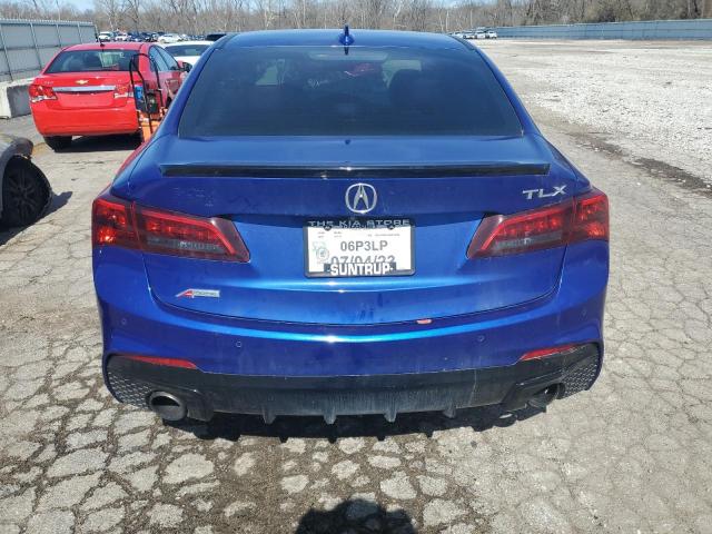 19UUB2F61JA010780 - 2018 ACURA TLX TECH+A BLUE photo 6