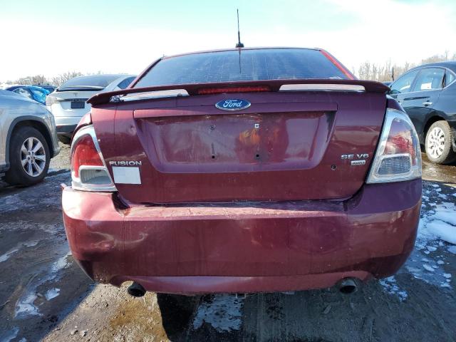 3FAHP01177R248056 - 2007 FORD FUSION SE BURGUNDY photo 6