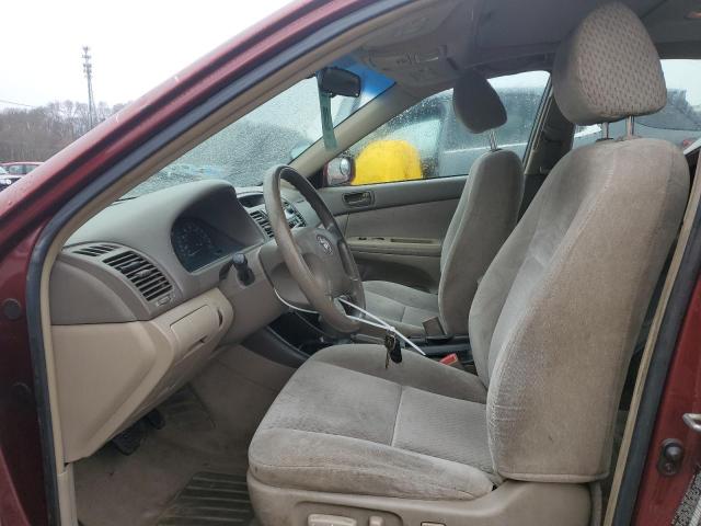 4T1BE32K14U315734 - 2004 TOYOTA CAMRY LE RED photo 7