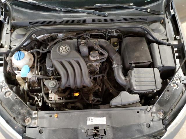 3VW2K7AJ4BM367497 - 2011 VOLKSWAGEN JETTA BASE Մոխրագույն լուսանկար 11