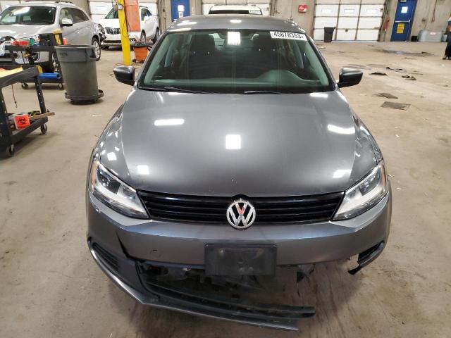 3VW2K7AJ4BM367497 - 2011 VOLKSWAGEN JETTA BASE Մոխրագույն լուսանկար 5