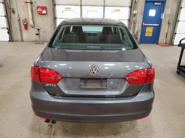 3VW2K7AJ4BM367497 - 2011 VOLKSWAGEN JETTA BASE Մոխրագույն լուսանկար 6