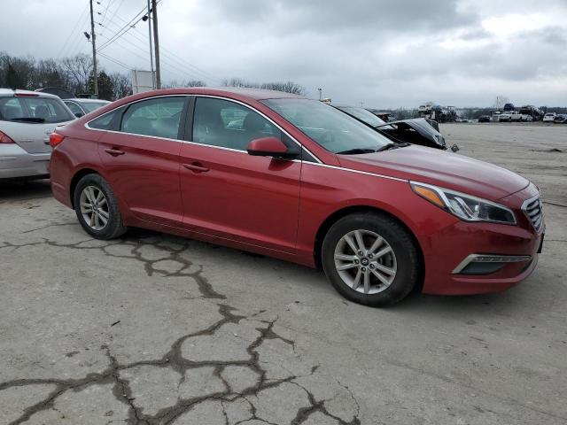 5NPE24AF4FH221073 - 2015 HYUNDAI SONATA SE BURGUNDY photo 4