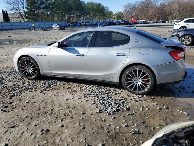 ZAM57RSL8H1240847 - 2017 MASERATI GHIBLI S SILVER photo 2