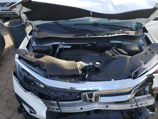 5FNYF6H43KB036233 - 2019 HONDA PILOT EXL WHITE photo 11