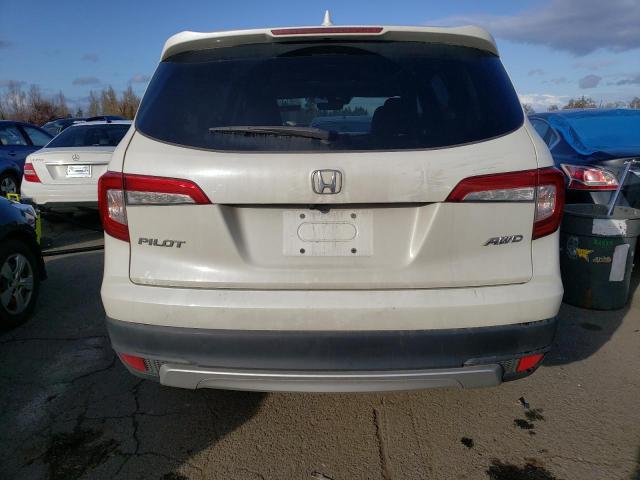 5FNYF6H43KB036233 - 2019 HONDA PILOT EXL WHITE photo 6