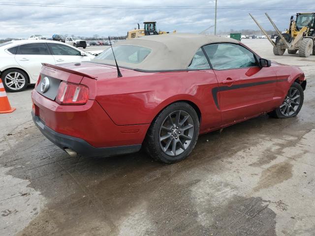 1ZVBP8EM7B5144713 - 2011 FORD MUSTANG RED photo 3