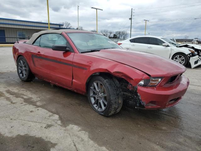 1ZVBP8EM7B5144713 - 2011 FORD MUSTANG RED photo 4