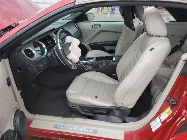 1ZVBP8EM7B5144713 - 2011 FORD MUSTANG RED photo 7