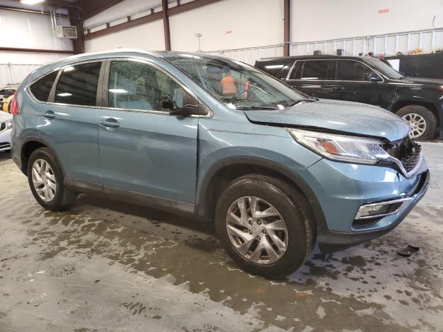 2HKRM4H75FH649826 - 2015 HONDA CR-V EXL BLUE photo 4