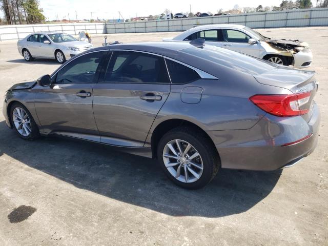 1HGCV1F11MA008890 - 2021 HONDA ACCORD LX GRAY photo 2