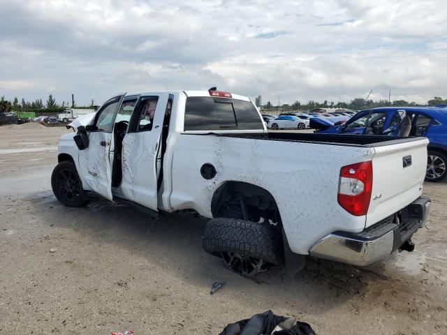 5TFUY5F1XMX981409 - 2021 TOYOTA TUNDRA DOUBLE CAB SR/SR5 WHITE photo 2