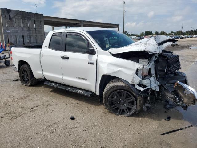 5TFUY5F1XMX981409 - 2021 TOYOTA TUNDRA DOUBLE CAB SR/SR5 WHITE photo 4