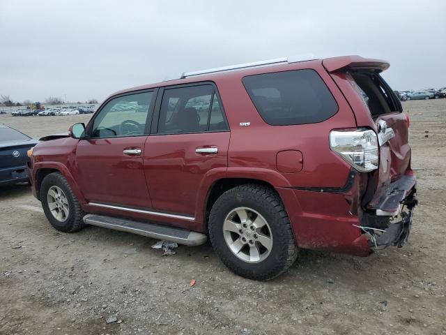 JTEZU5JR5A5003577 - 2010 TOYOTA 4RUNNER SR5 MAROON photo 2