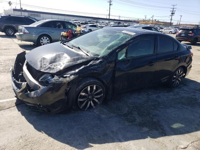 19XFB2F92EE256970 - 2014 HONDA CIVIC EXL შავი ფოტო 1
