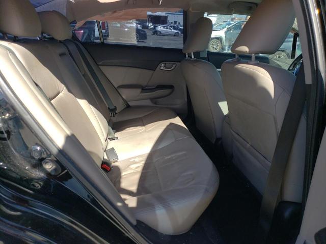 19XFB2F92EE256970 - 2014 HONDA CIVIC EXL შავი ფოტო 10