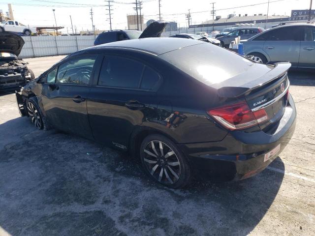 19XFB2F92EE256970 - 2014 HONDA CIVIC EXL შავი ფოტო 2