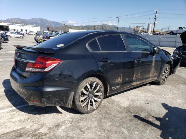 19XFB2F92EE256970 - 2014 HONDA CIVIC EXL შავი ფოტო 3