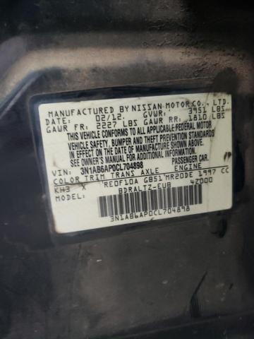 3N1AB6AP0CL704898 - 2012 NISSAN SENTRA 2.0 BLACK photo 13