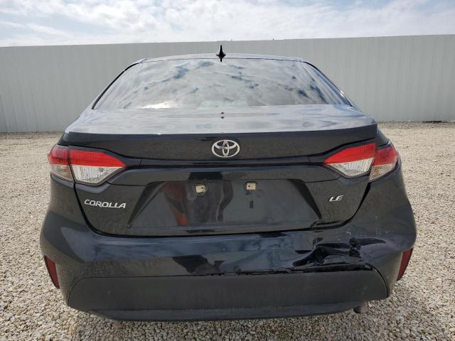 5YFEPMAE4MP259346 - 2021 TOYOTA COROLLA LE BLACK photo 6