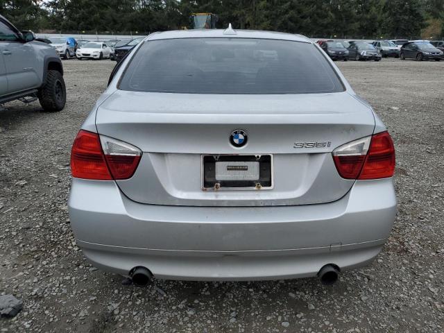 WBAVB77588NH80063 - 2008 BMW 335 I SILVER photo 6