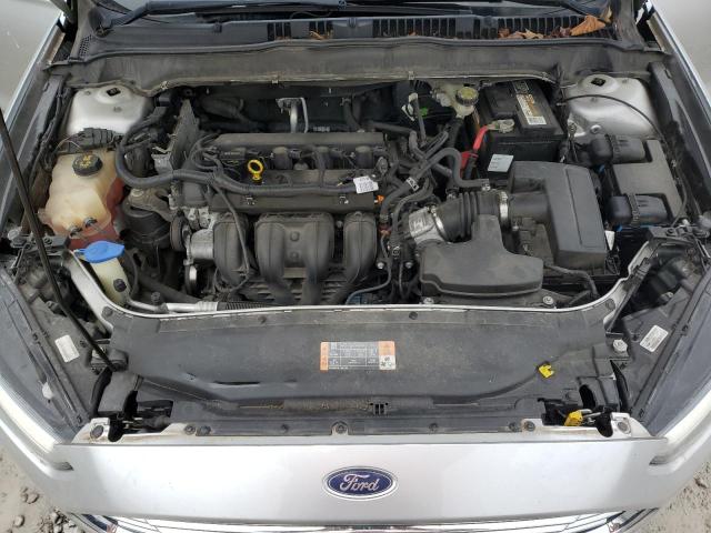 3FA6P0H77FR135823 - 2015 FORD FUSION SE SILVER photo 11