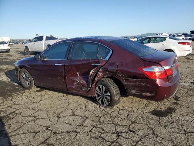 1HGCR2F39FA215848 - 2015 HONDA ACCORD LX BURGUNDY photo 2