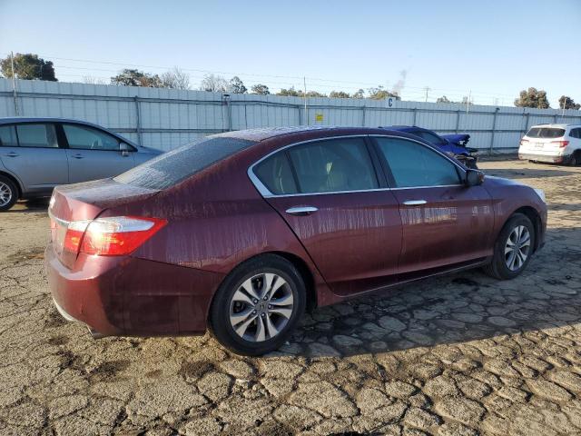 1HGCR2F39FA215848 - 2015 HONDA ACCORD LX BURGUNDY photo 3