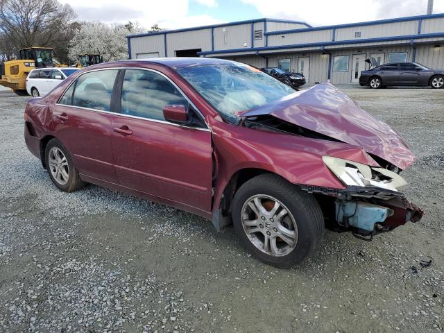 1HGCM56316A022187 - 2006 HONDA ACCORD SE BURGUNDY photo 4