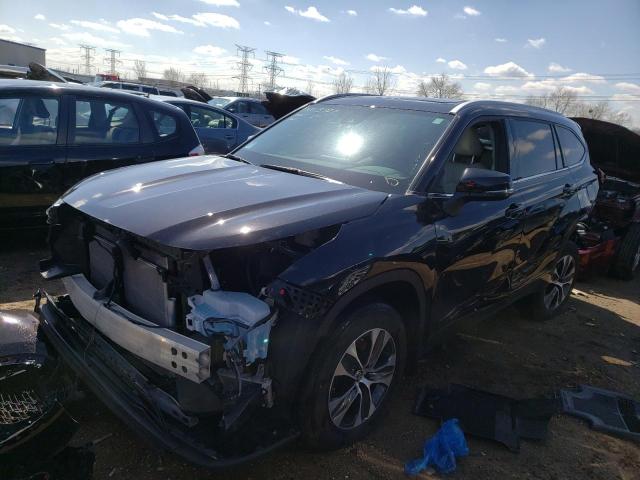 5TDGZRBHXNS213988 - 2022 TOYOTA HIGHLANDER XLE Qara foto 1