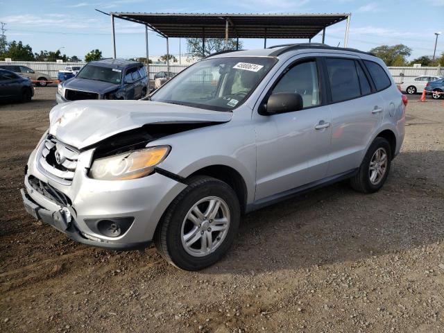 5NMSG3ABXAH386014 - 2010 HYUNDAI SANTA FE GLS SILVER photo 1