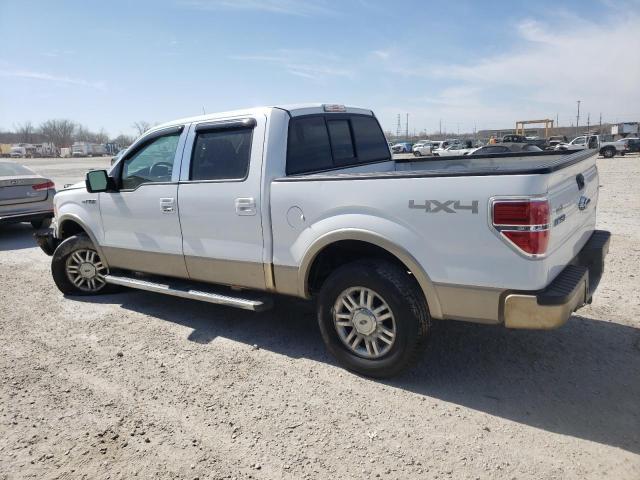 1FTFW1EV1AKE26272 - 2010 FORD F150 SUPERCREW WHITE photo 2