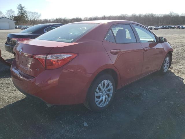 5YFBURHE1HP690635 - 2017 TOYOTA COROLLA L RED photo 3