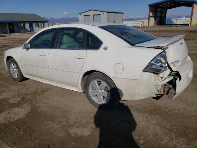 2G1WT57N191303671 - 2009 CHEVROLET IMPALA 1LT WHITE photo 2