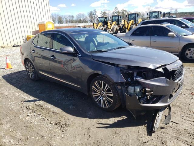 KNALN4D79E5153092 - 2014 KIA CADENZA PREMIUM CHARCOAL photo 4