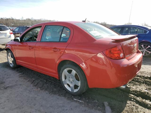 1G1AT58H197145502 - 2009 CHEVROLET COBALT LT RED photo 2