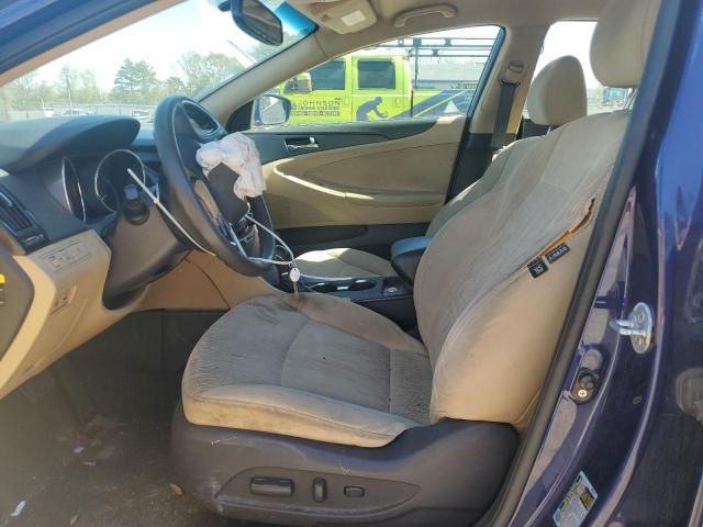 5NPEB4AC7BH305128 - 2011 HYUNDAI SONATA GLS BLUE photo 7