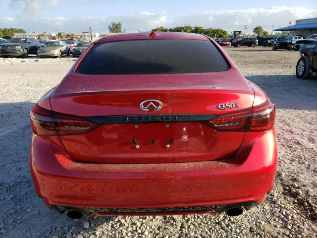 JN1FV7DP6MM850468 - 2021 INFINITI Q50 RED SPORT 400 RED photo 6