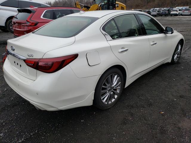 JN1EV7BR5NM341098 - 2022 INFINITI Q50 LUXE WHITE photo 3