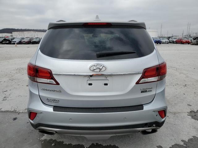 KM8SRDHF8HU239245 - 2017 HYUNDAI SANTA FE SE ULTIMATE SILVER photo 6