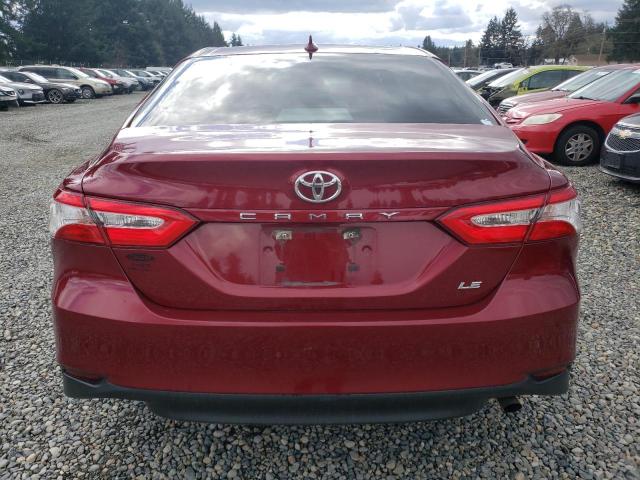 4T1C11AK4LU940021 - 2020 TOYOTA CAMRY LE BURGUNDY photo 6