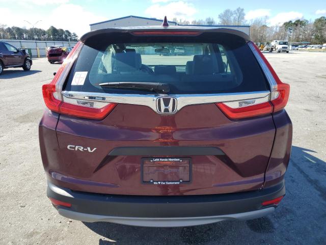 2HKRW5H3XKH414328 - 2019 HONDA CR-V LX BURGUNDY photo 6