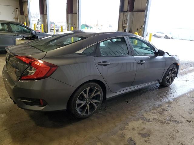 2HGFC2F84KH534600 - 2019 HONDA CIVIC SPORT GRAY photo 3