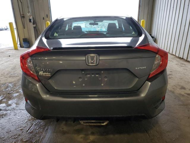 2HGFC2F84KH534600 - 2019 HONDA CIVIC SPORT GRAY photo 6