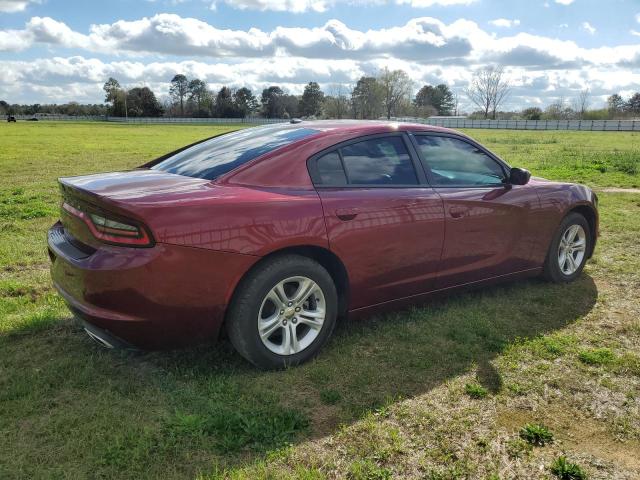 2C3CDXBG5KH720837 - 2019 DODGE CHARGER SXT MAROON photo 3