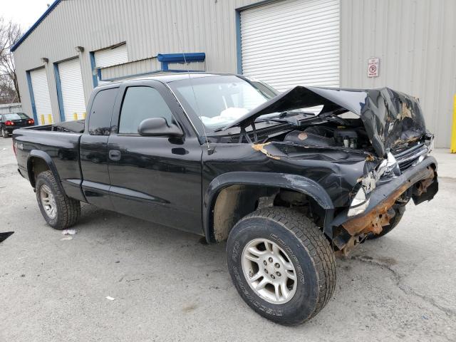 1D7HG32K84S580239 - 2004 DODGE DAKOTA SPORT BLACK photo 4