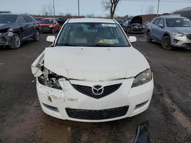 JM1BK32F591252307 - 2009 MAZDA 3 I WHITE photo 5