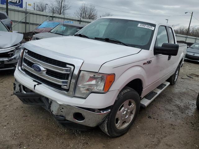 1FTEX1CM0EKF77810 - 2014 FORD F150 SUPER CAB WHITE photo 1