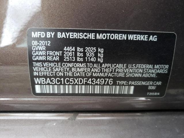 WBA3C1C5XDF434976 - 2013 BMW 328 I SULEV TAN photo 13