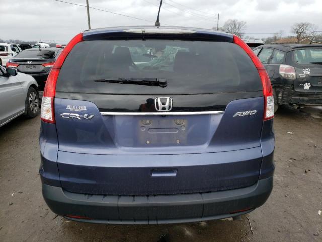 5J6RM4H58CL008251 - 2012 HONDA CR-V EX BLUE photo 6